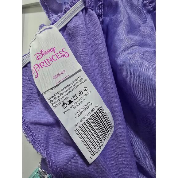 NWT Disney Princess Little Mermaid Ariel Costume Dress – Small 4–6 - Picture 8 of 10